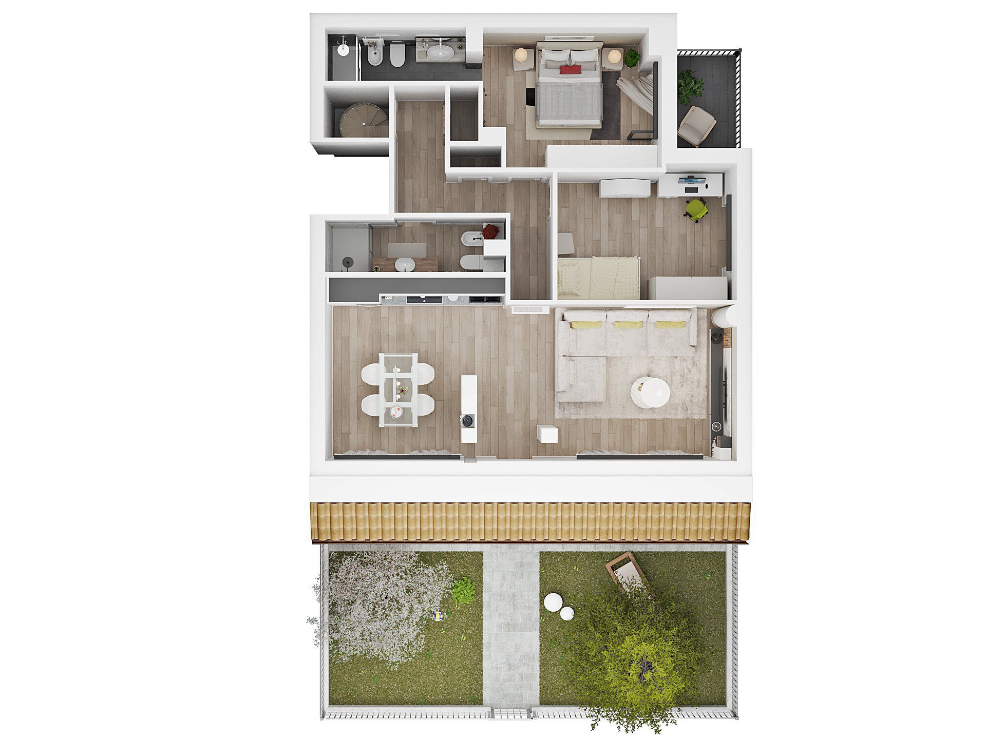 Planimetria 3D creata da IoFaccioRender.it