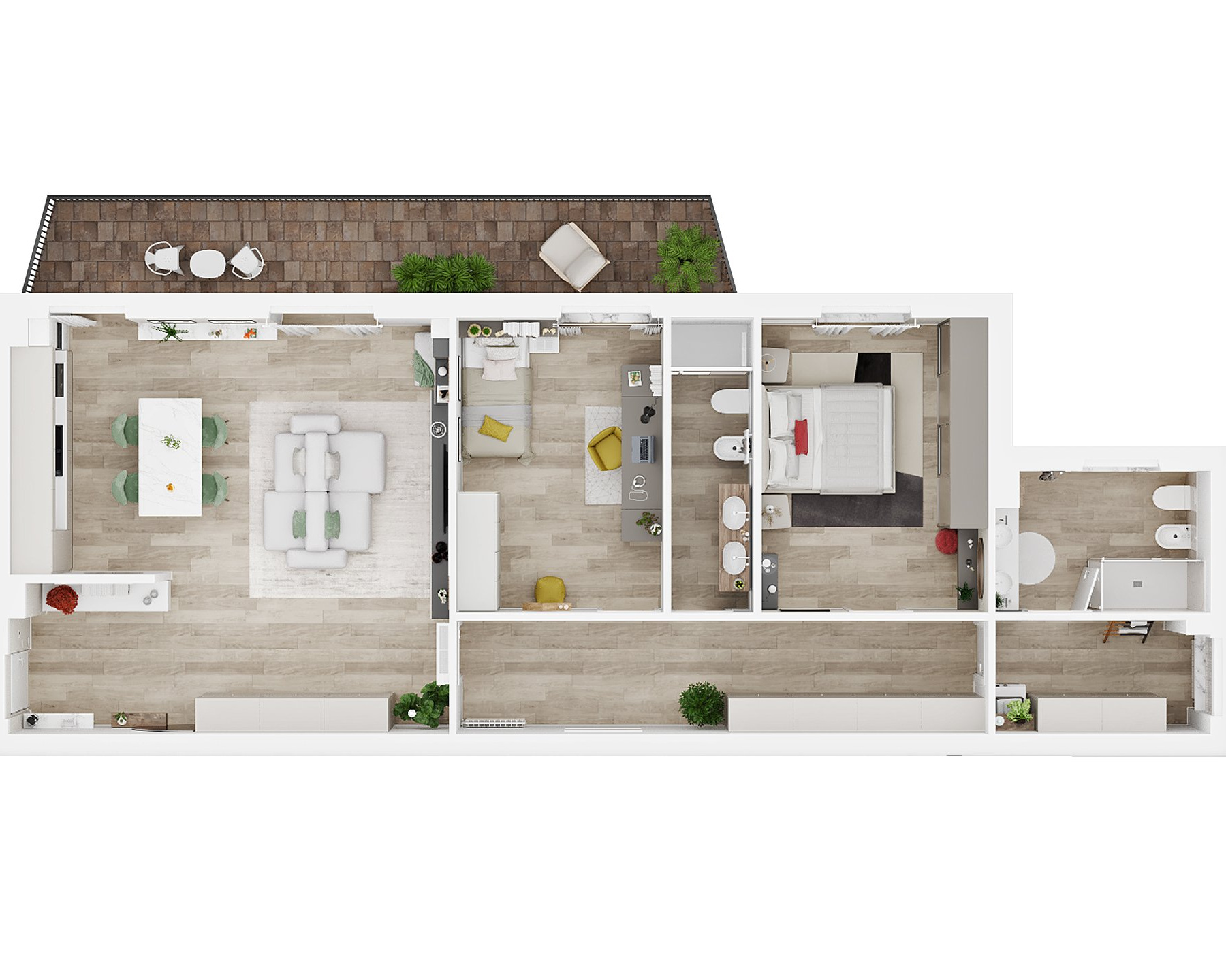 Planimetria 3D creata da IoFaccioRender.it
