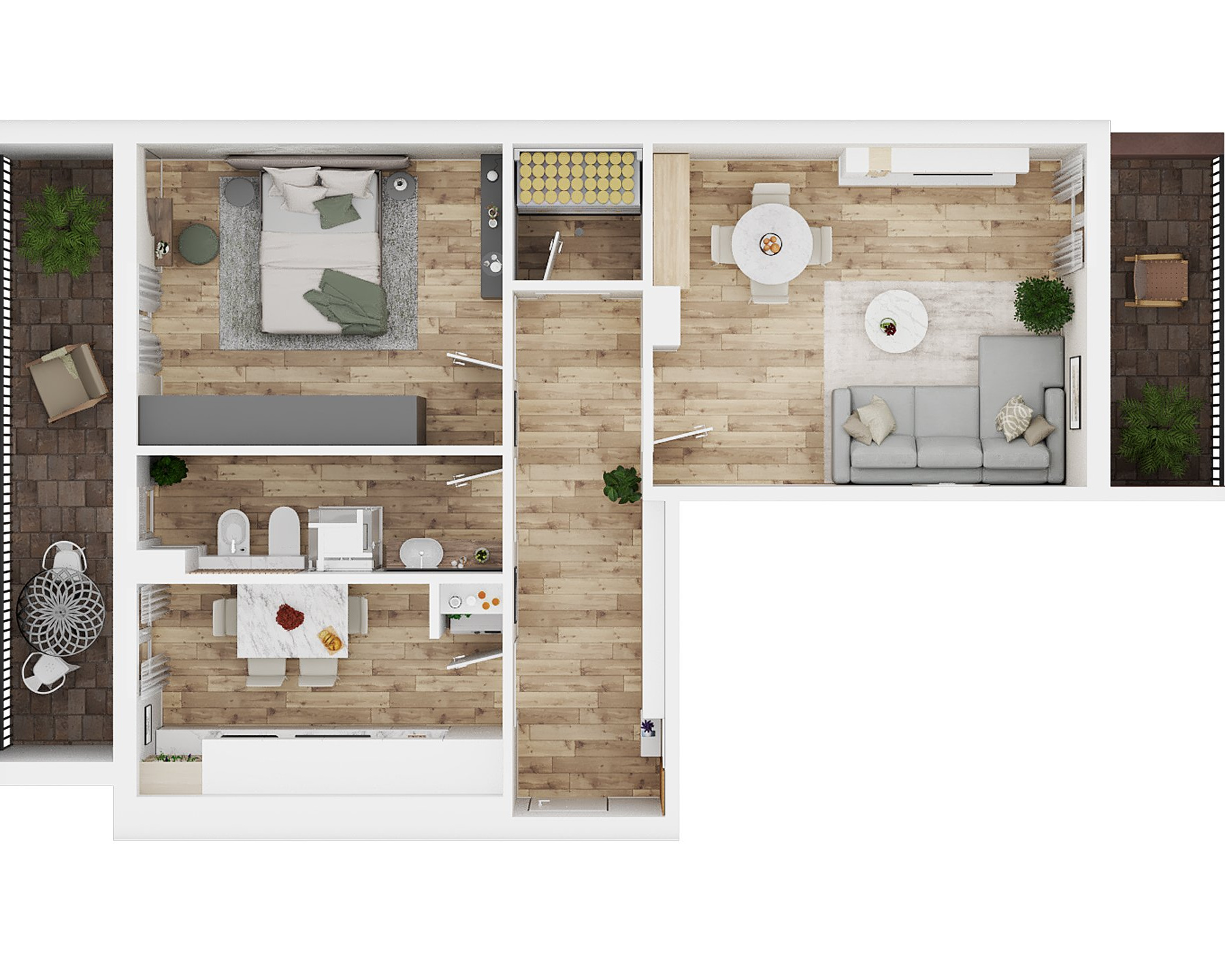 Planimetria 3D creata da IoFaccioRender.it