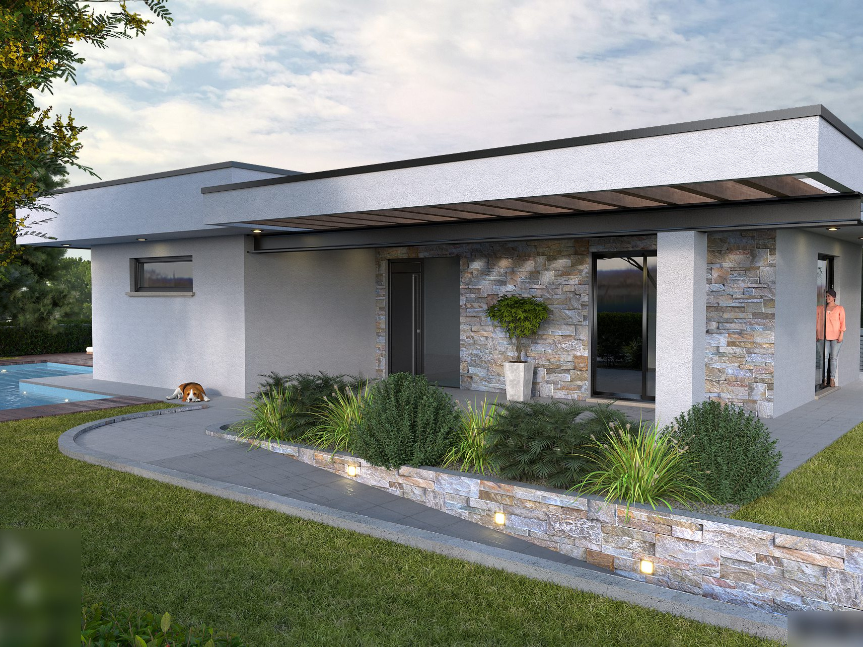 Rendering esterno creato da IoFaccioRender.it